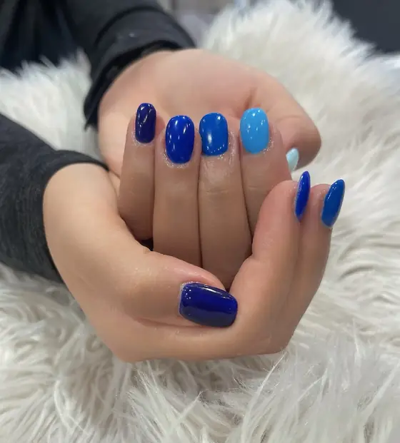 A set of nails done at USA Nails & Foot Spa, Neutral Bay